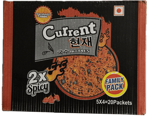 A box of Current 2x Spicy Noodles of total 2kg