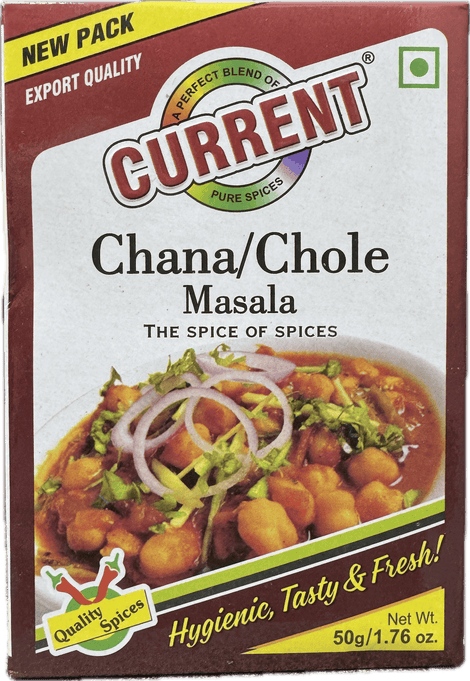 A packet of Chana/Chole Masala from Current of 50g