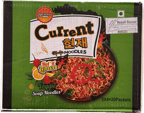 A box of Current Hot n Lemon Veggie Noodles of total 2kg