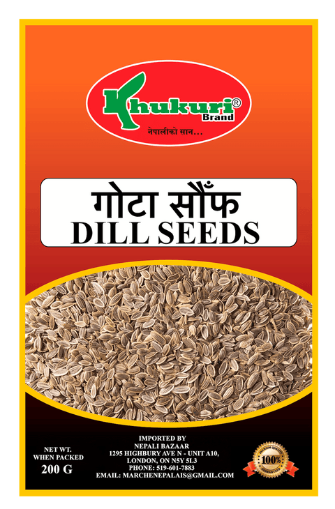 A packet of Dill Seeds of 200g