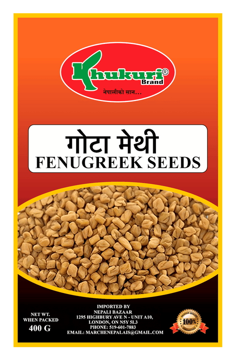 A packet of Fenugreek Seeds of 400g