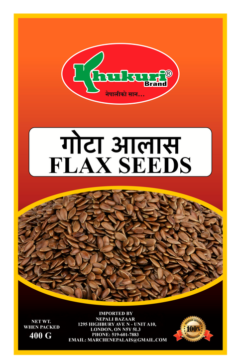 A packet of Flax Seeds of 400g