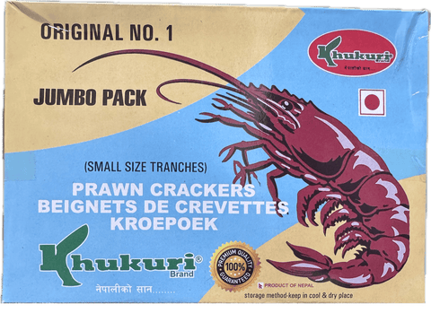 A packet of Prawn Crackers from Khukuri of 120g