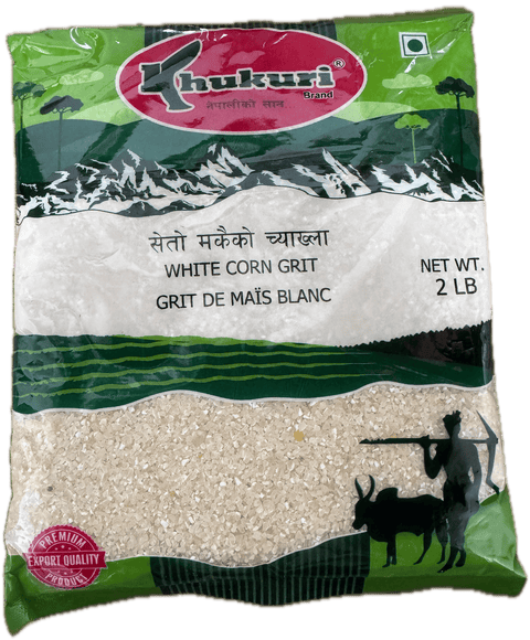 A packet of White Corn Grits of 2 lbs