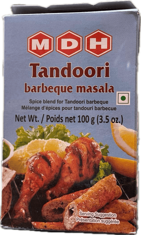 A packet of Tandoori Barbeque Masala from MDH of 100g
