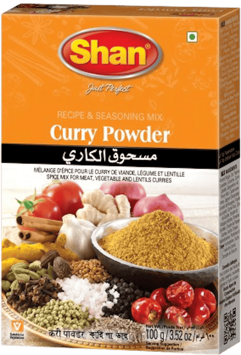 A packet of Curry Powder Masala from Shan of 100g