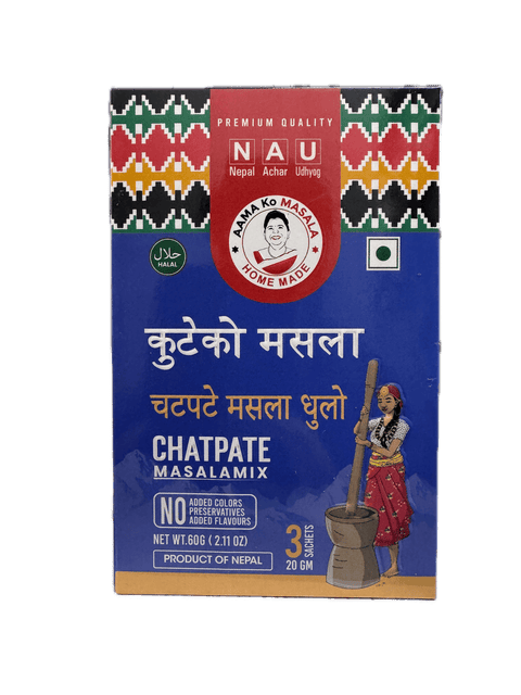 A packet of Chatpate Masala from Aama Ko Masala of 60g
