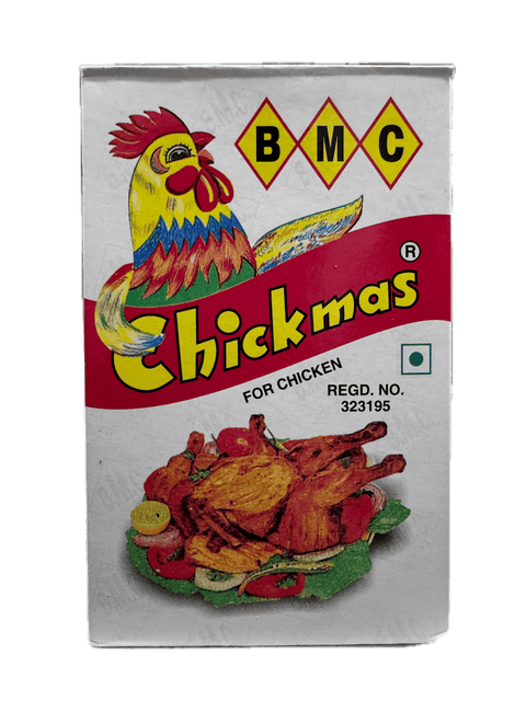A packet of Chikmas (Chicken) Masala from BMC of 50g