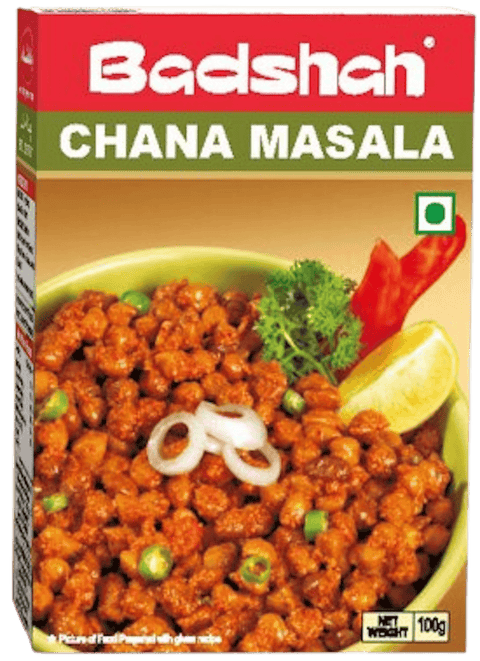A packet of Chana Masala from Badshah of 100g