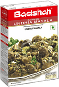 A packet of Undhia Masala from Badshah of 100g
