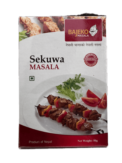 A packet of Sekuwa Masala from Bajeko Masala of 50g