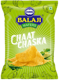 A packet of Chaat Chaska Wafers from Balaji of 135g