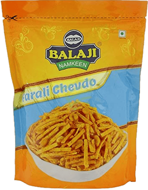 A packet of Farali Chevdo from Balaji of 190g