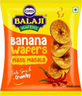 A packet of Mast Masala Banana Wafers from Balaji of 150g