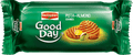 A packet of Good Day Pistachio Almond Cookies from Britannia of 75g