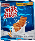 A packet of Milk Bikis from Britannia of 540g