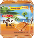 A packet of Nice Time from Britannia of 480g