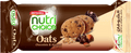A packet of Nutri Choice Oats Chocolate & Almond Cookies from Britannia of 75g