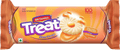 A packet of Treat Orange from Britannia of 100g