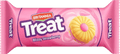 A packet of Treat Strawberry from Britannia of 100g