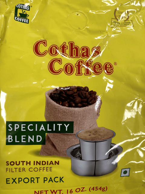 A packet of Coffee from Cothas of 454g