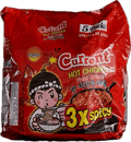 A packet of 3x Spicy Hot Chicken Flavor Ramen Noodles from Current of total 500g