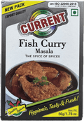 A packet of Fish Curry Masala from Current of 50g