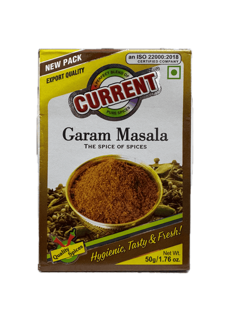 A packet of Garam Masala from Current of 50g