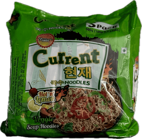A packet of Current Hot n Lemon Veggie Noodles of total 500g