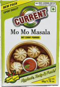 A packet of Momo Masala from Current of 50g