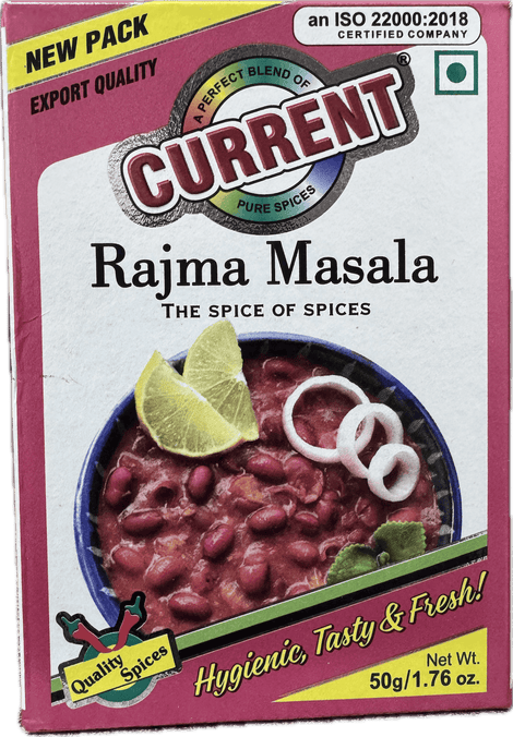 A packet of Rajma Masala from Current of 50g