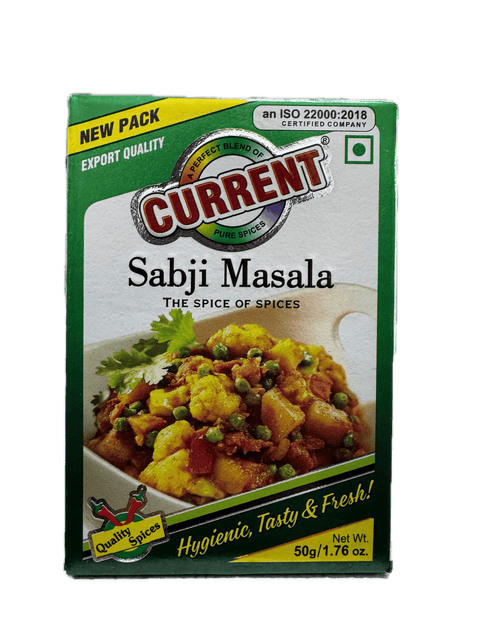 A packet of Sabji Masala from Current of 50g