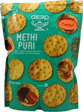 A packet of Methi Puri from Deep of 340g