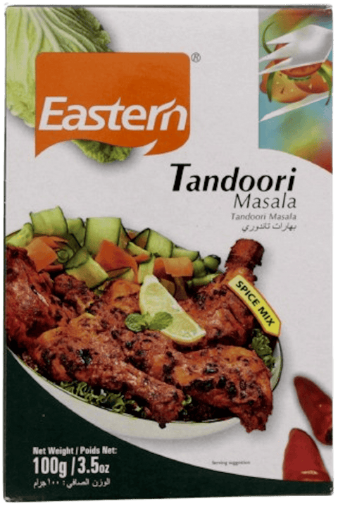A packet of Tandoori Masala from Eastern of 100g