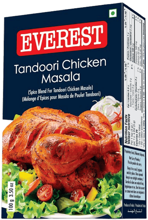 A packet of Tandoori Chicken Masala from Everest of 100g