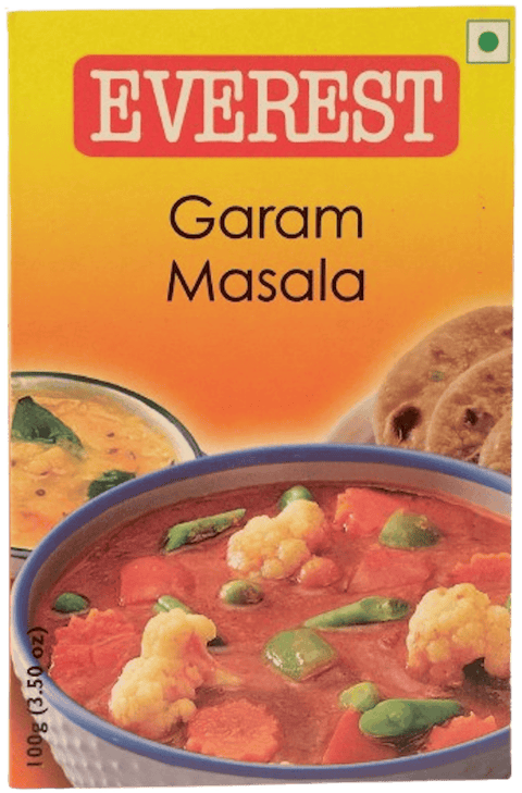 A packet of Garam Masala from Everest of 100g