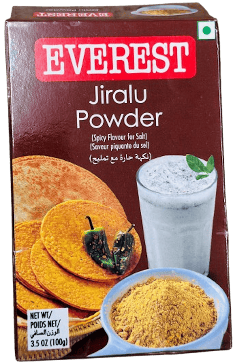 A packet of Jiralu Powder from Everest of 100g