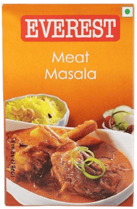 A packet of Meat Masala from Everest of 100g