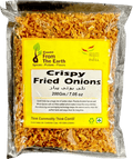 A packet of Crispy Fried Onions from From The Earth of 200g