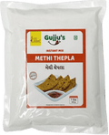A packet of Gujju's Methi Thepla Instant Mix from From The Earth of 455g (1lbs)