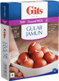 A packet of Gulab Jamun Mix from Gits of 100g