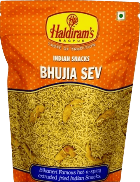 A packet of Bhujia Sev from Haldirams of 350g