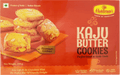 A packet of Kaju Butter Premium Cookies from Haldirams of 250g