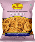 A packet of Moorukulu from Haldirams of 150g