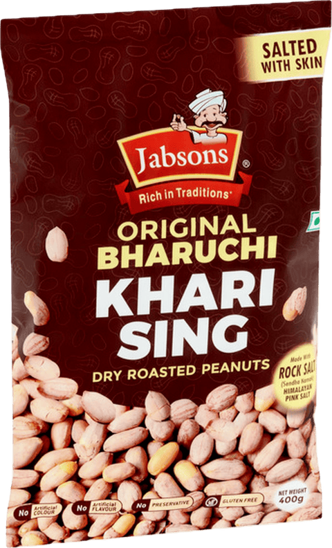 A packet of Khari Sing Salted Skin from Jabsons of 400g