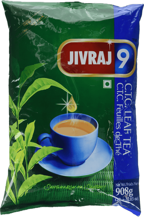 A packet of Leaf Tea from Jivraj of 908g