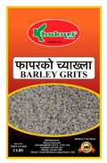 A packet of Barley Grits from Khukuri of 2 lbs