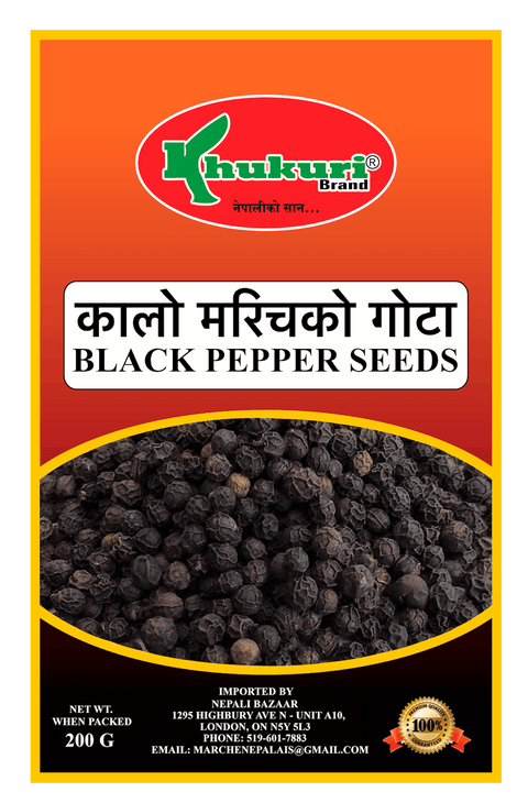 A packet of Black Pepper Seeds of 200g