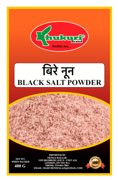A packet of Black Salt Powder of 400g