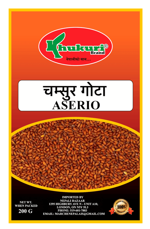 A packet of Aserio Seeds (Chamsur) of 200g